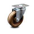 Service Caster 4 Inch High Temp Phenolic Wheel Swivel Top Plate Caster SCC-20S414-PHRHT-TP3